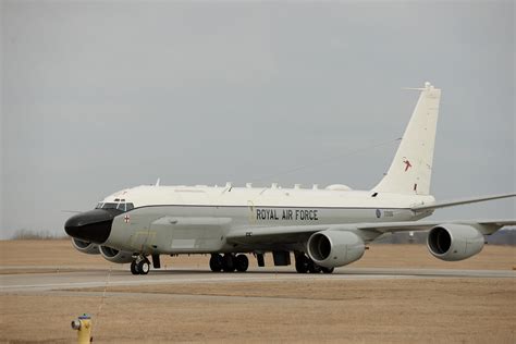 RAF RC-135 AIRSEEKER ON A HIGHLY CLASSIFIED MISSION NEAR RUSSIAN BORDER ...