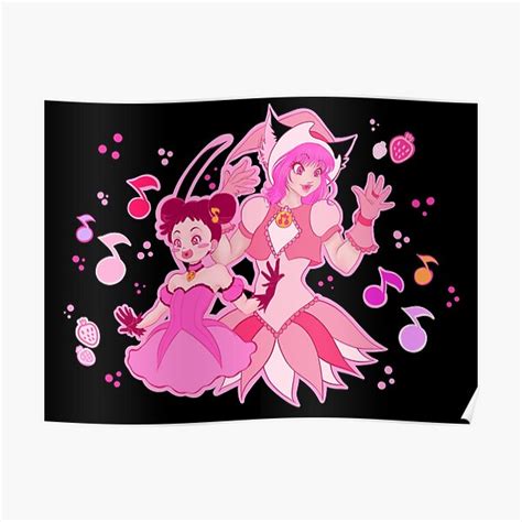 Ojamajo Doremi And Mew Berry Poster For Sale By Andrealimone Redbubble