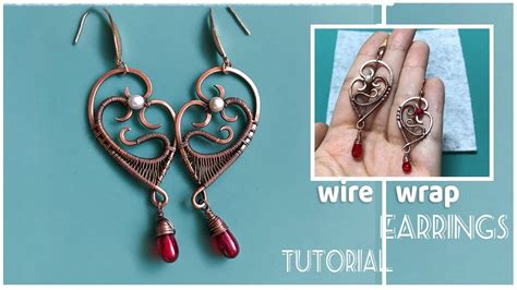 Wire Wrapping Tutorialearringsmade With Only Three Copper Wires