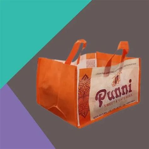 Loop Handle Sweet Packaging Non Woven Bag Capacity Kg Size