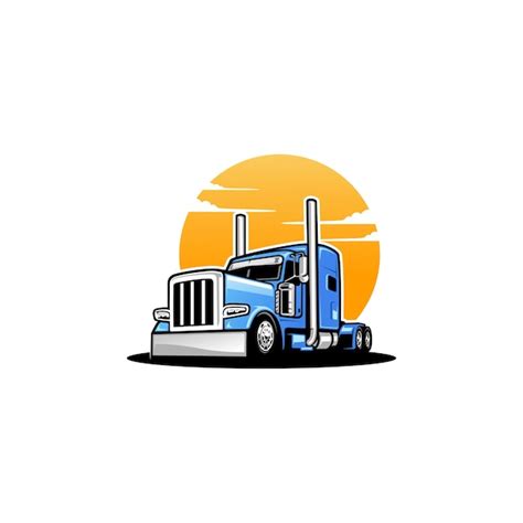 Premium Vector Trucking Logo Premium Vector Logo Design Isolated Ready Made Logo Concept