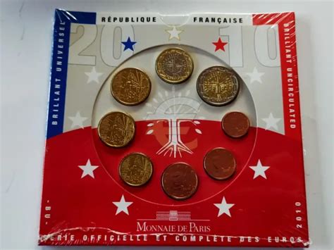 FRANCE MONNAIE COFFRET BU Euro 2010 EUR 1 00 PicClick FR