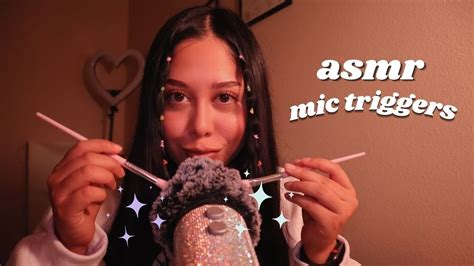 Asmr Brain Melting Mic Triggers Brushing Tapping Spooly Youtube