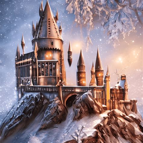 Hogwarts Castle Hanukkah Digital Graphic · Creative Fabrica