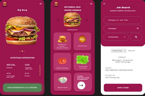 BURGER MOBILE APP Figma