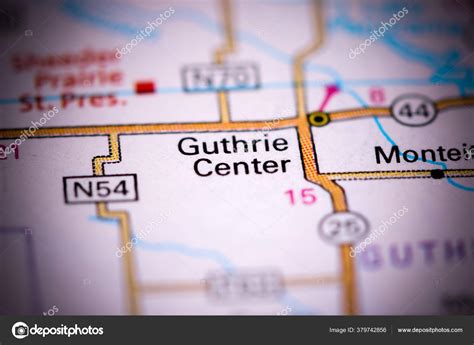 Guthrie Center Iowa Usa Map — Stock Photo © aliceinwonderland2020 #379742856