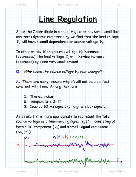 Line Regulation