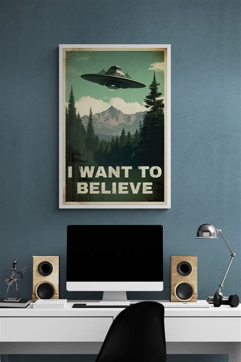 I Want to Believe Poster - Etsy