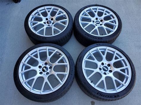 For Sale In NC 5x112 VMR V810 Hyper Silver 19x8 5 45 Michelin PS4S