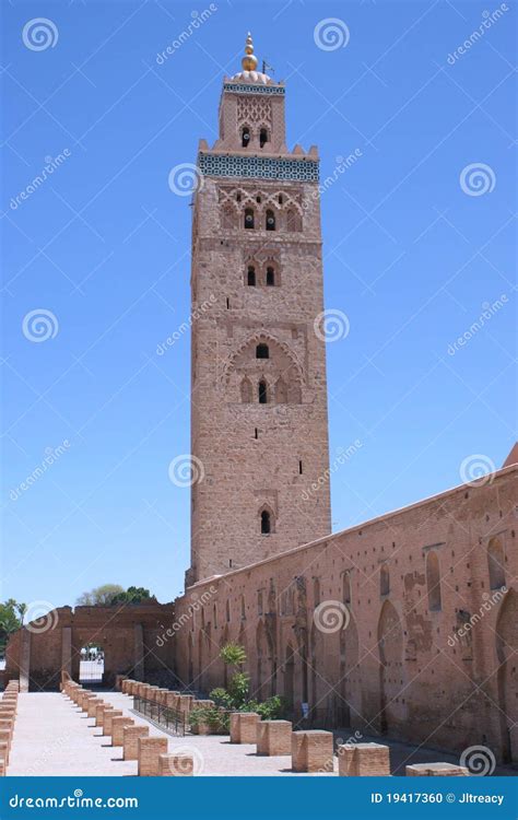 The Koutoubia Mosque stock photo. Image of traditional - 19417360