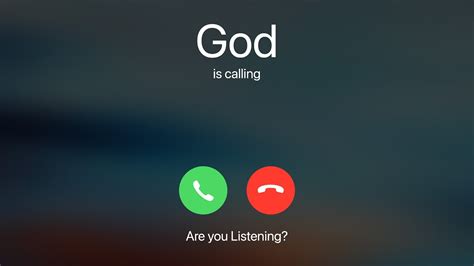 God Is Calling Are You Listening Youtube