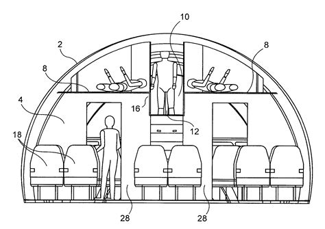 Patent US7823831 - Aircraft cabin layout having berths in the upper ...