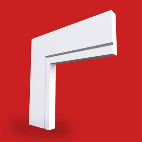 Square Edge V Grooved Mdf Architrave Skirting King