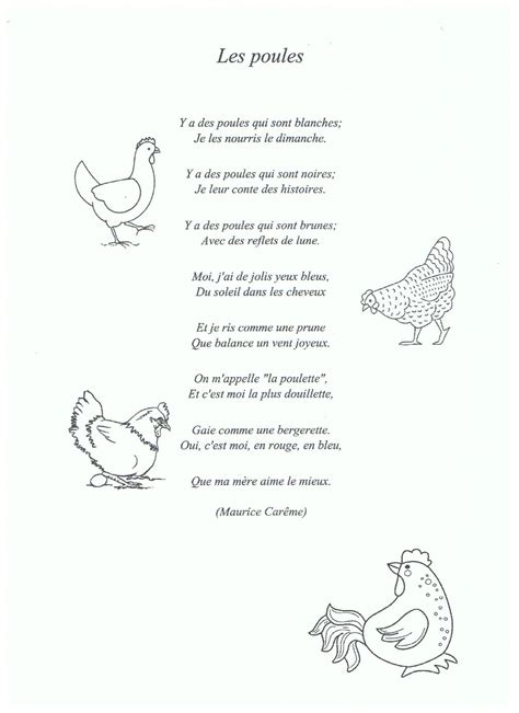 Les Poules Photo De Chansons Et Comptines De La Ferme Dam