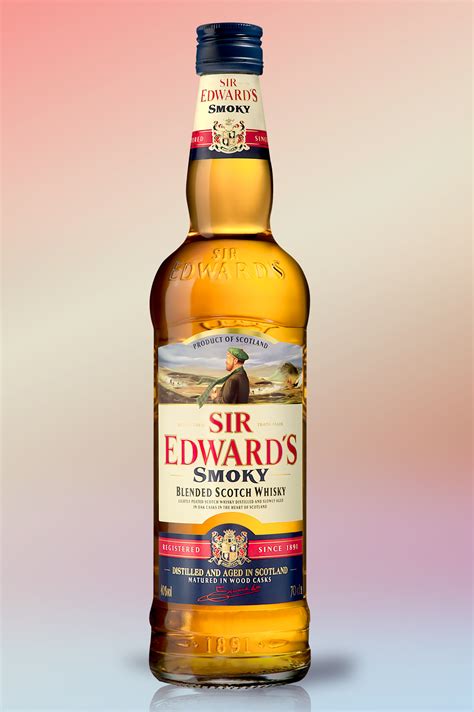 Sir Edward S Blended Scotch Whisky Smoky On Behance