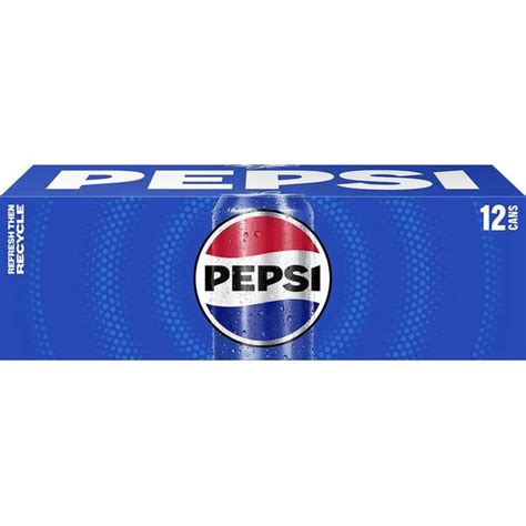 Pepsi Soda 12 Oz Cans 12 Count