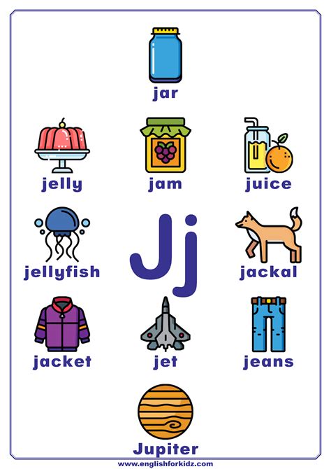 Things That Start With The Letter J For Kids