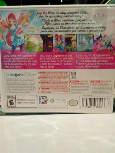 Ds Winx Club Saving Alfea Video Gaming Video Games Nintendo On