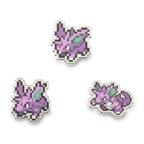 Nidoran (Male), Nidorino & Nidoking Pokémon Pixel Pins (3-Pack ...