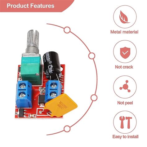 ماژول کنترل دور موتور Dc دارای خروجی Pwm با ولتاژ 5v الی 30v مدل Zs X4a