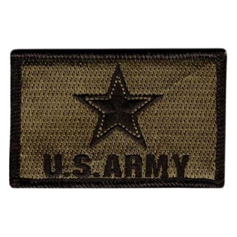 Us Army Patch Olive Drab Notch