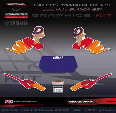 Calcos Yamaha Dt Mod Insignia Calcos