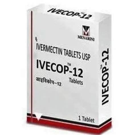 Ivecop 12 Ivermectin 12mg Tablets At Rs 25 Strip Of 1 Tablet