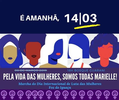 É AMANHÃ MARCHA DO DIA INTERNACIONAL DE LUTA DAS MULHERES SINPREFI