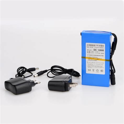 Abenic 12v 8000mah Super Rechargeable Protable Li Ion Lithium Battery Dc12800