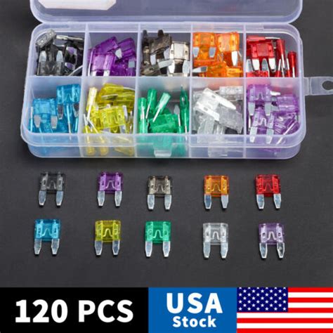 Mini Car Fuse Assortment Assorted Kit Blade Set Auto Pc Truck