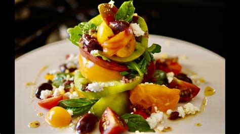 The Best Heirloom Tomato Salad Bruno Albouze The Real Deal Youtube