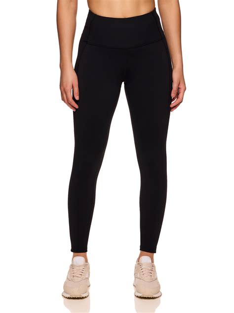 Reebok Womens Evolution High Rise 7 8 Legging With Side Pockets Sizes