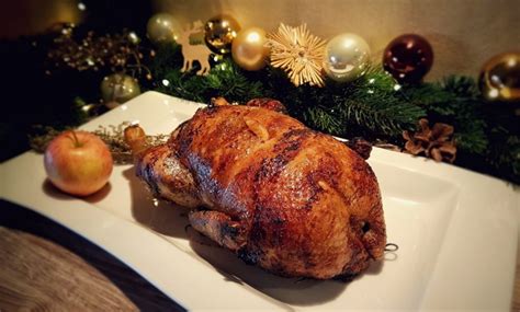 Weihnachts Ente Vom Drehspieß Gegrillte Ente Bbqpitde