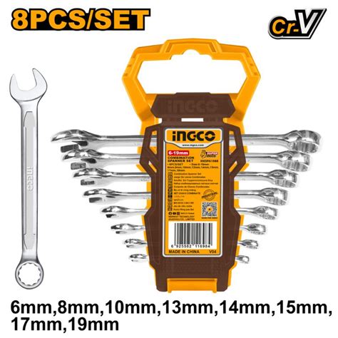 Combination Spanner Set Ingco Tools South Africa