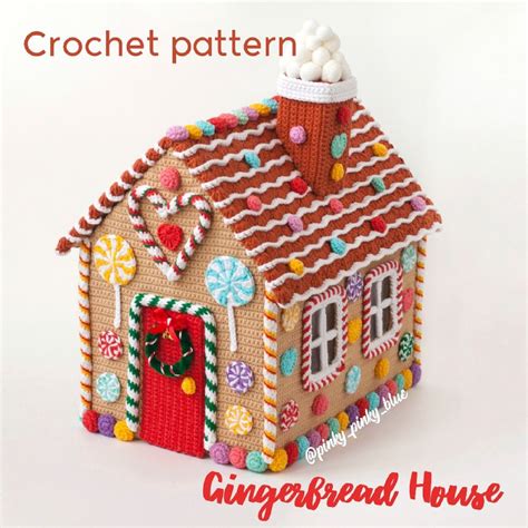 Gingerbread House Crochet Pattern Etsy