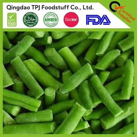 IQF Quick Frozen Cut Green Beans High Quality Vegetables Bulk Wholesale