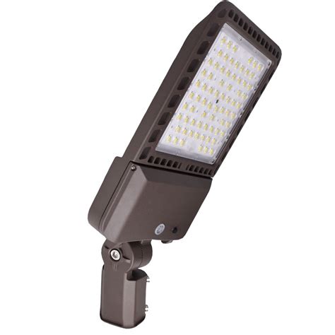 W Led Parking Lot Light Lumens With Dusk To Dawn Photocell