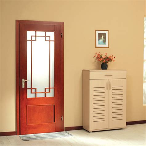 Small Reliabuilt Door Design Red Frame Glass Door Small Closet Viahouse