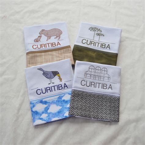 Kit Panos De Prato Curitiba Bordados Elo Produtos Especiais