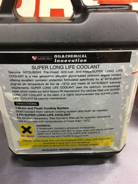 Mitsubishi Motors Super Long Life Radiator Coolant, Car Accessories ...