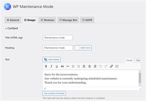 How To Enable Maintenance Mode In Wordpress In Steps