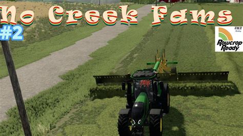 No Creek Farms Row Crop Ready Using Oxbo Merger Fs22 Timelapse