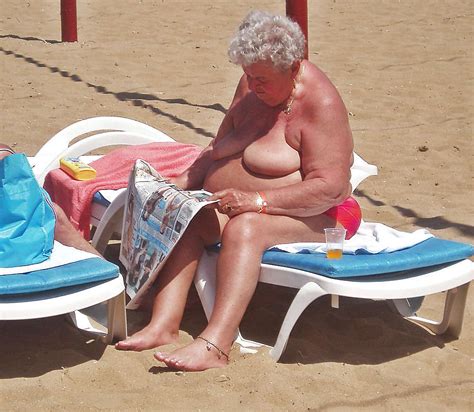 Old Granny At Beach Hot Granny Pussy