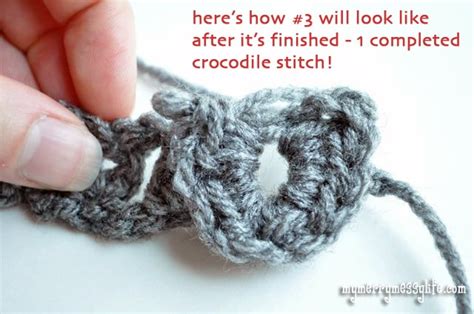 Crochet Crocodile Stitch Tutorial Part Of My Merry Messy Life