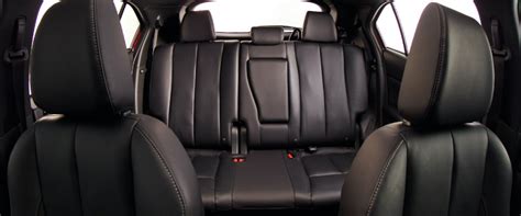 mitsubishi eclipse cross black interior leather seats