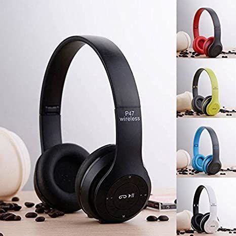 Fone De Ouvido Headphone P47 Wireless Bluetooth Dobrável Lintian