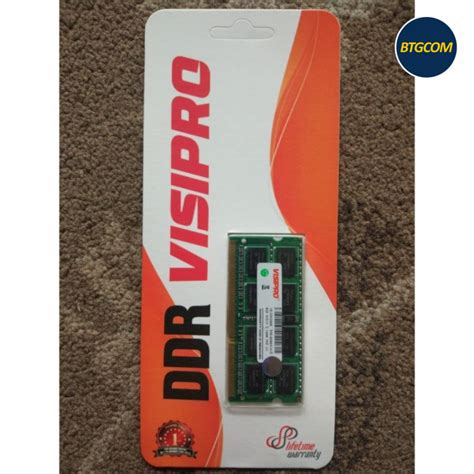 RAM SODIMM DDR3 LV VISIPRO 8GB 1600MHZ BTGCOM