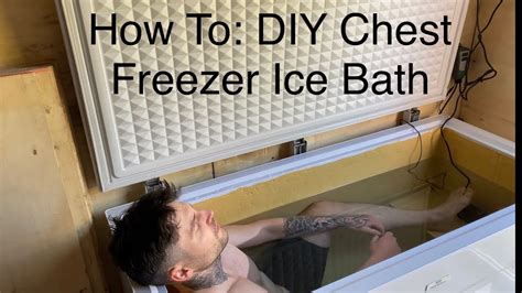 How To DIY Affordable Chest Freezer Cold Plunge Ice Bath YouTube