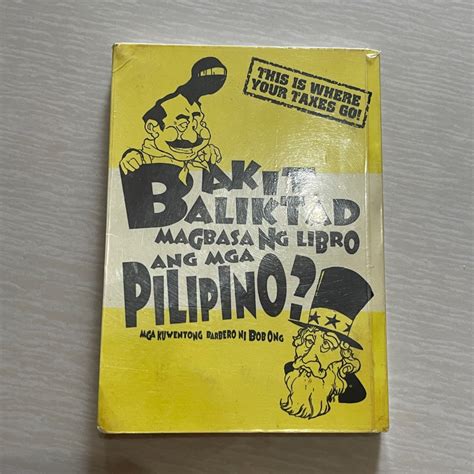 Bakit Baliktad Magbasa Ng Libro Ang Mga Pilipino Bob Ong Book Hobbies