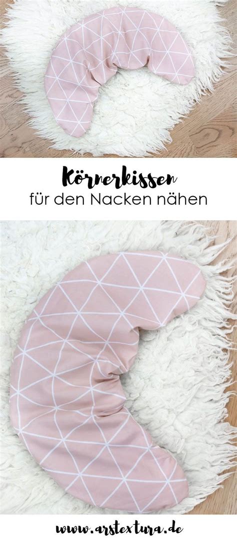 Körnerkissen für den Nacken nähen Selbstgemachte geschenke nähen